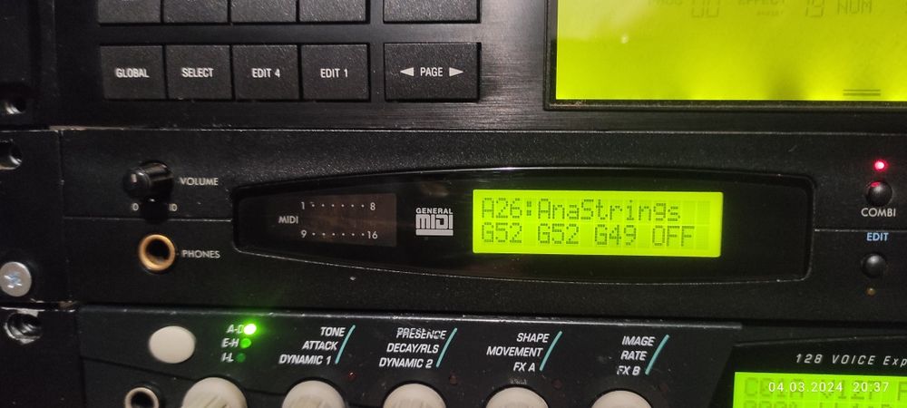 Korg 03r/w синт. модуль 90-х 03R/W