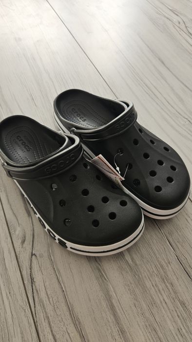 Klapki CROCS M11 45/46 czarne NOWE