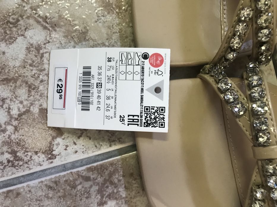 Vendo sandálias Zara 38