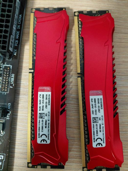 i5-4460,GA-Z97-HD3, HyperX 2x4GB 1600MHz DDR3 CL9 licencja Windows