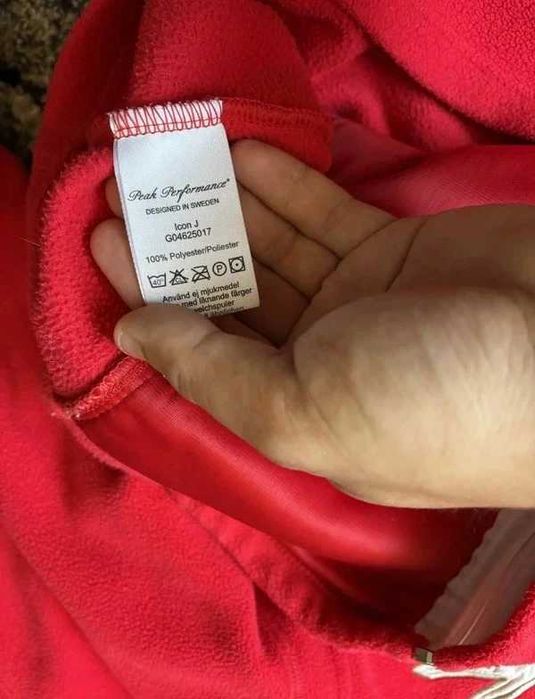 Polar Peak Performance Fleece jacket swag y2k basic zip rap rare wmns