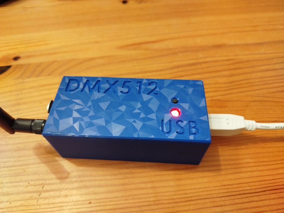 Kontroler DMX 512 USB wifi bezprzewodowy sterownik  - transmiter