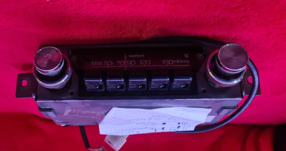 Rádio Clarion Datsun anos 70/80 Restaurado