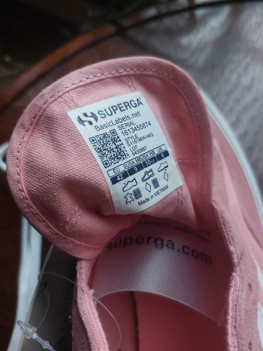 nowe różowe Tenisówki Superga na platformie Revolley Colorblock Różowe