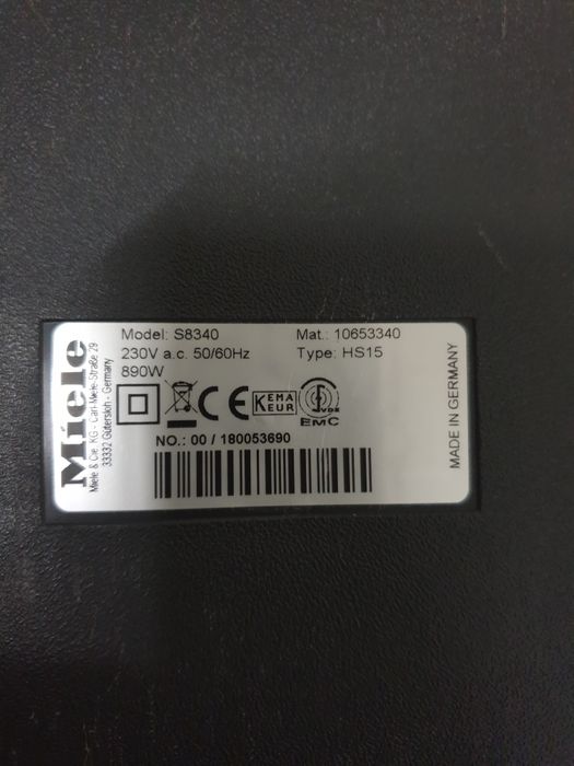 Odkurzacz Miele S8340 Białystok Kawaleryjskie • OLX.pl