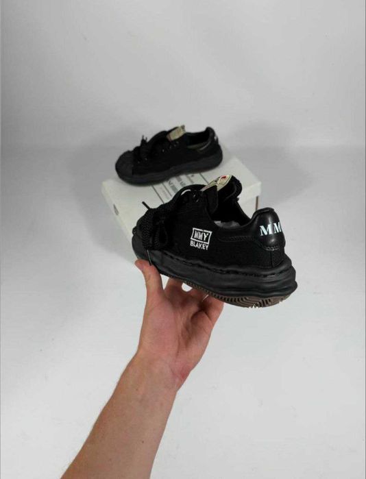 Кеди Maison Mihara Yasuhiro MMY all black чорні сваг опіум