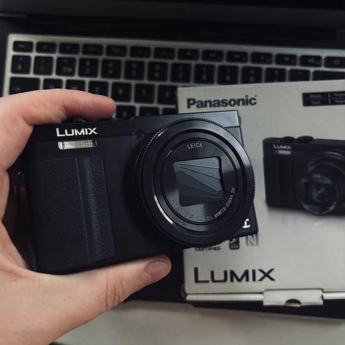Камера фотоапарат Lumix Panasonic Leica tz70 black wi-fi
