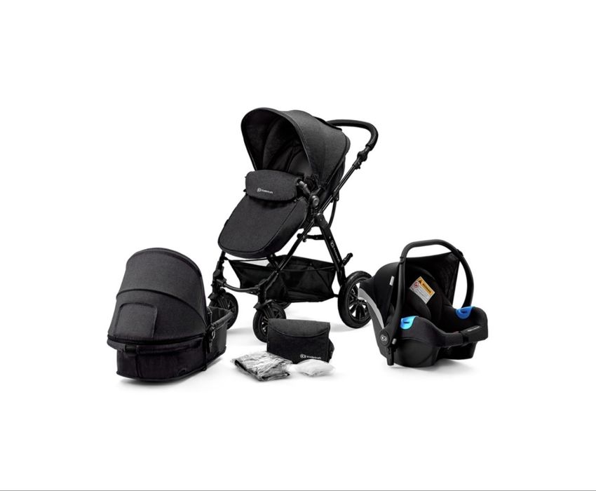 Vendo Carrinho de Bebé KINDERKRAFT Moov Black (3 em 1)