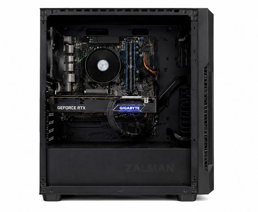 Mocny komputer gamingowy RTX 4060 Ti 8GB i5-11400F 32GB SSD WiFi
