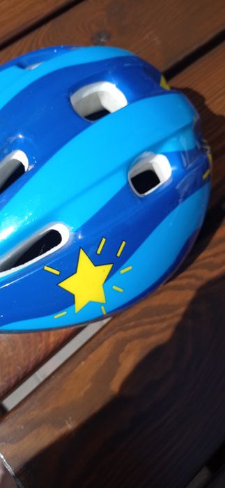 Kask rowerowy.niebieski