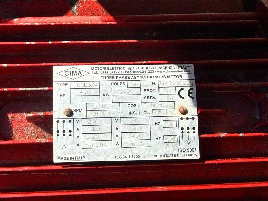 Bomba Peristáltica de Vindima