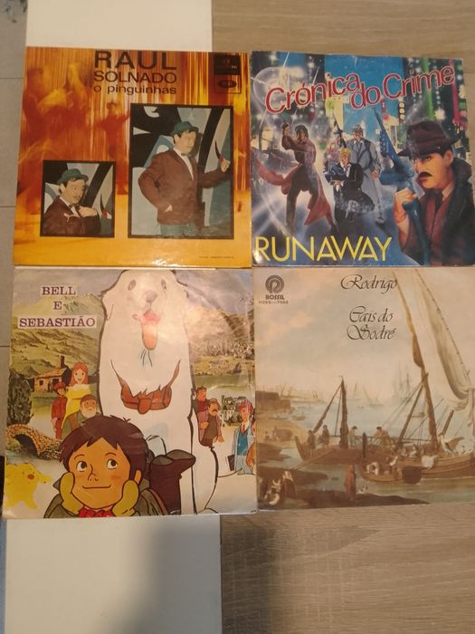 25 discos singles em VINIL musica variada