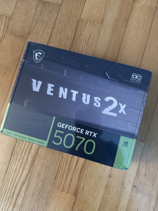 Обменяю RTX 5070 новую на более старую модель