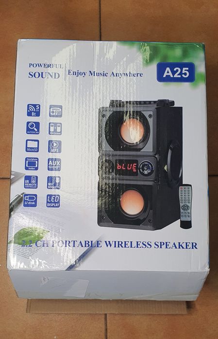 Coluna portátil bluetooth