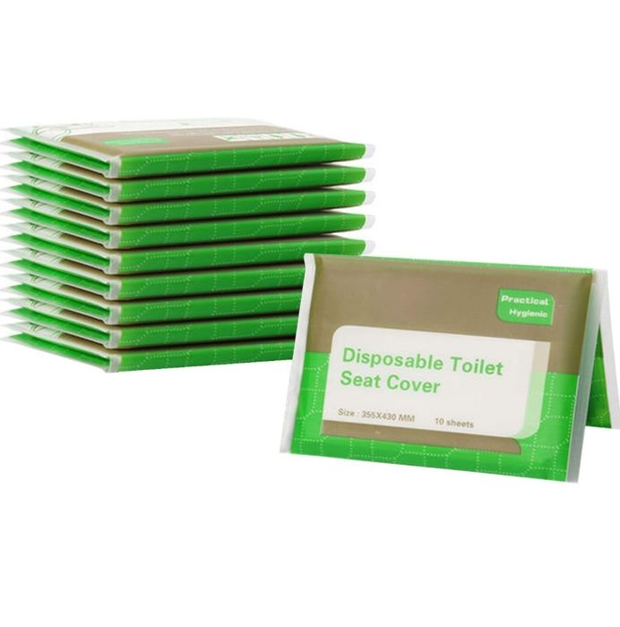 OBSGUMU 100 sztuk jednorazowych pokrowców na deskę sedesową