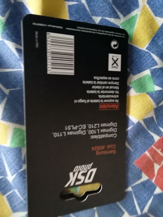 Pilha para máquinas de fotografia e outros