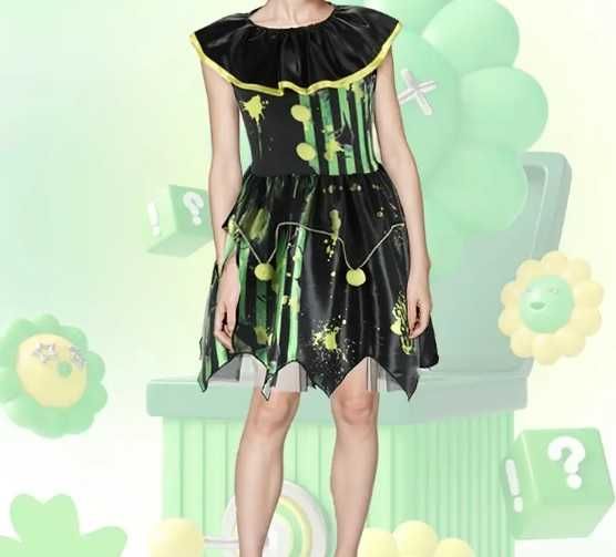 Сукня клоун, клоунесса, джокер, арлекин 7-8 р, 122-128 см