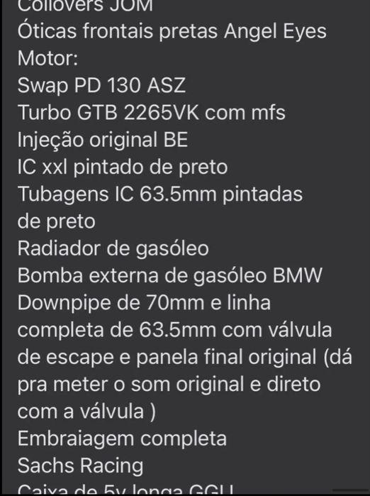 VW GOLF mk3 pd130