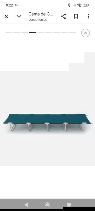 Cama campismo Decathlon