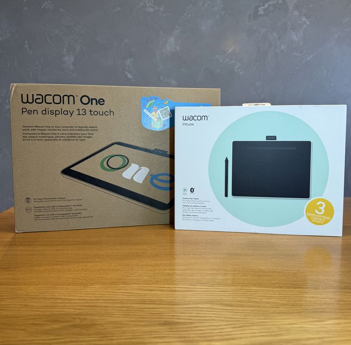Графічний планшет Wacom Intuos M Bluetooth, Wacom One 14