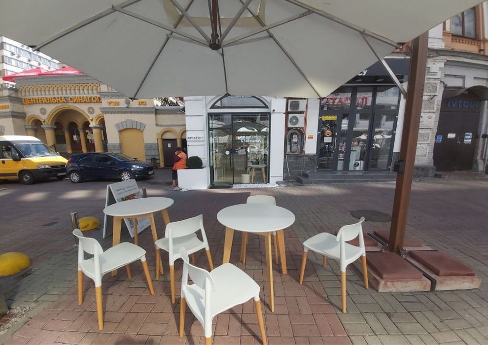 Фасад 60 м2 під Кафе/ Магазин вул. Шота Руставели Палац Спорту Гулівер