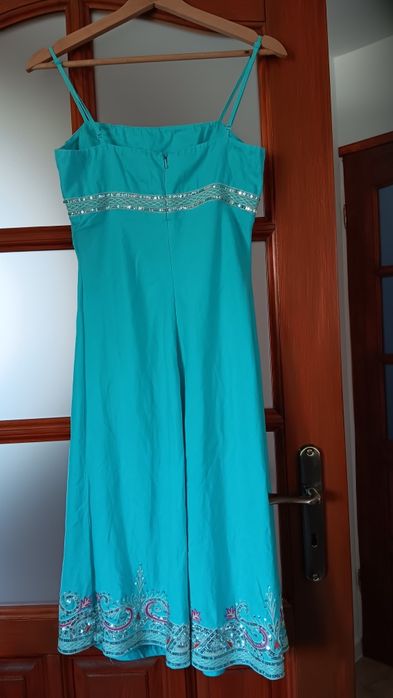 Lniana sukienka Warehouse r.38