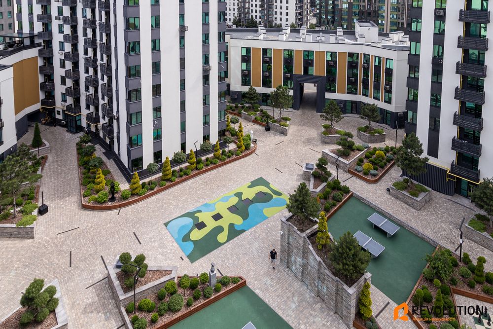 Без%, ЖК У-квартал, 1-кім, 38м2, Газ