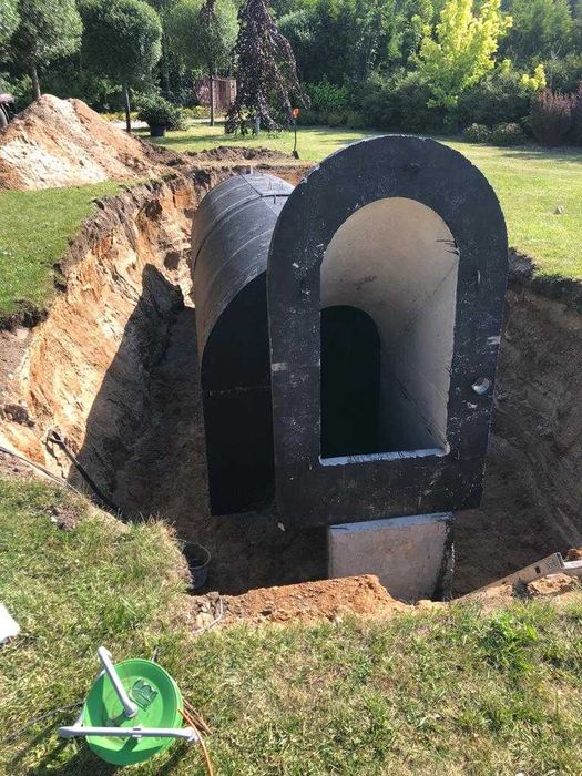 Piwnica kopuła piwniczka płaska szambo kanał samochodowy Zbiornik