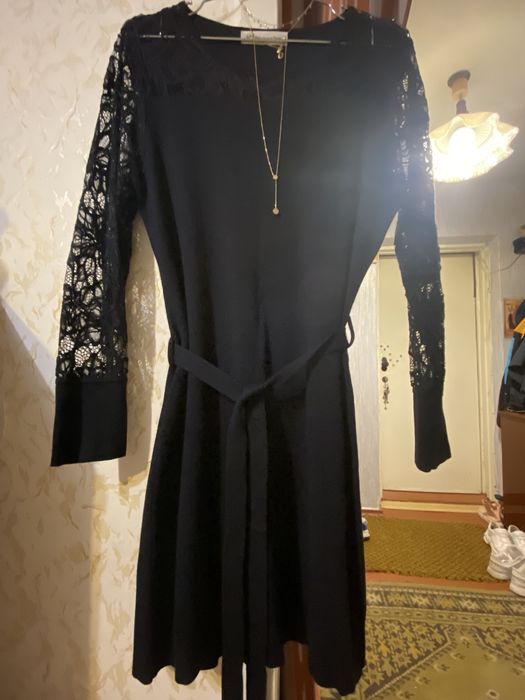 Тепла в‘язана сукня