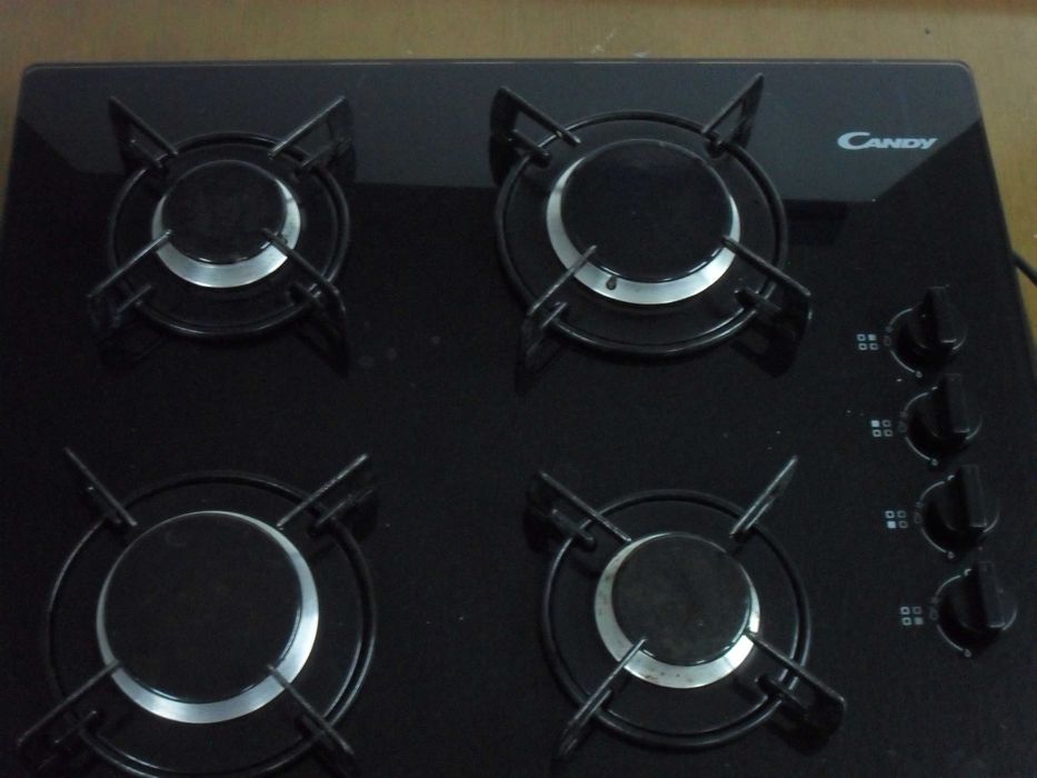 Placa fogão encastre a gaz, usada, por 50€ (oferta bilha gaz vasia)