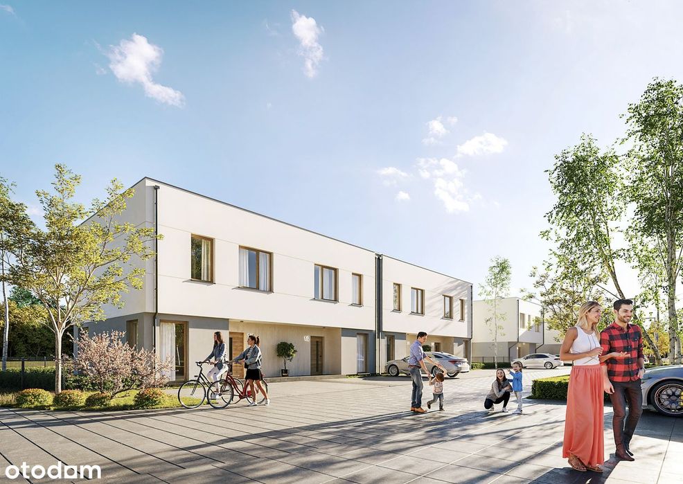 Dom 78,55m2 z ogródkiem 89,3m2 - 4 pokoje, dwie kondygnacje