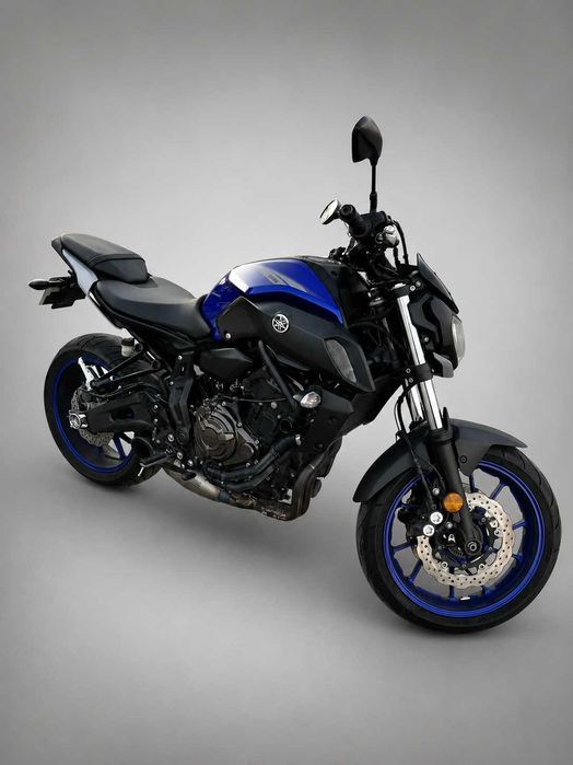 Yamaha MT-07 2020 35kw | Preto/Azul | Escape Akrapovic Completo | Revisões Yamaha