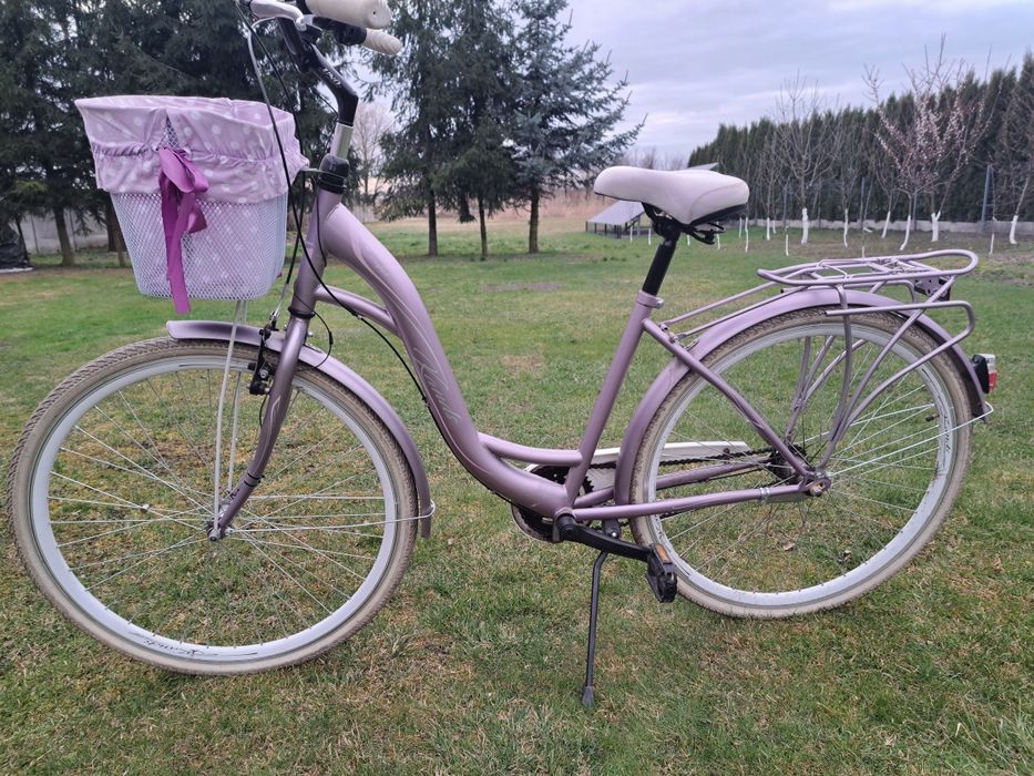 Rower miejski stalowy 3 biegi