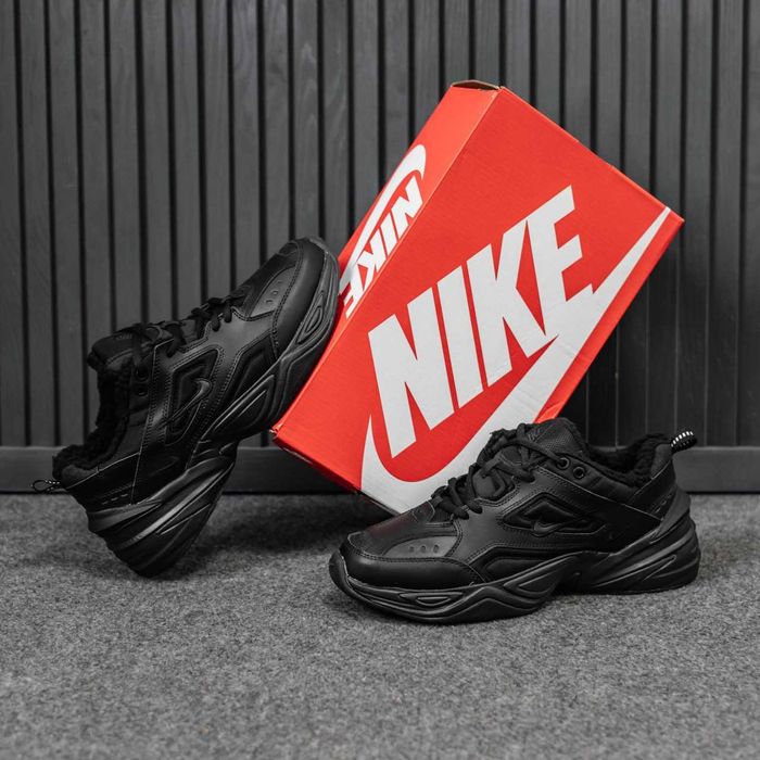 Мужские зимние кроссовки Nike M2K Tekno Winter Fur зимові найк м2к