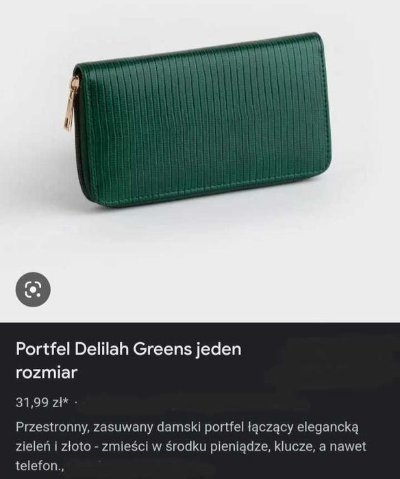 Portfel zielony Avon