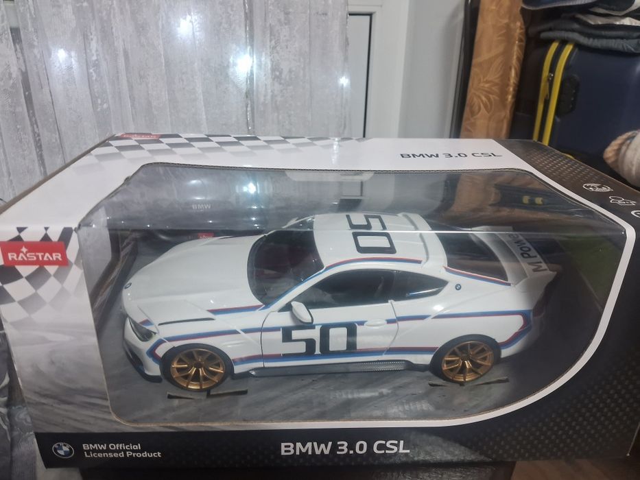 Іграшковий автомобіль на радіокеруванні BMW 3.0 CSL 1:14, Rastar
