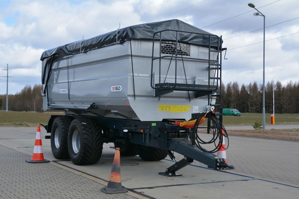 Metaltech Skorupa Cargo S160SD  Przyczepa rolnicza skorupowa Cargo S160D