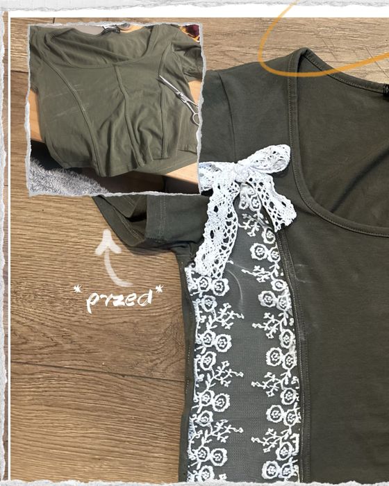 koszulka ciemnozielona oryginalna