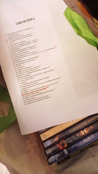 Coleção de 100 DVD'S 50 Cêntimos cada