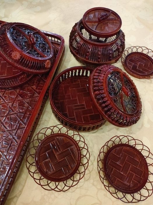 Tabuleiro conjunto para CHÁ. NOVO