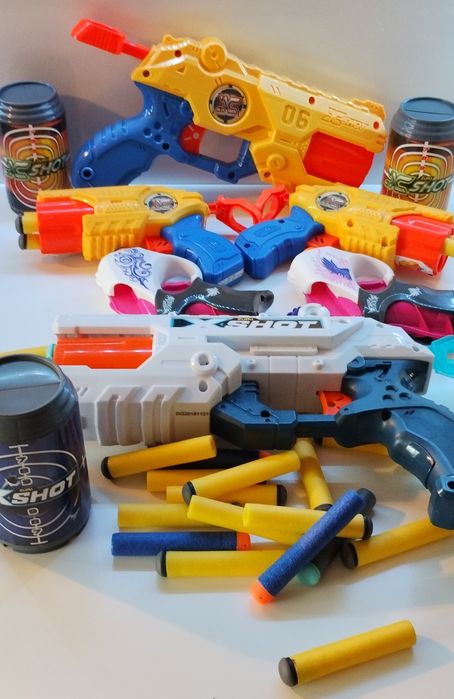 Jogos- conjunto de pistolas, Nerf