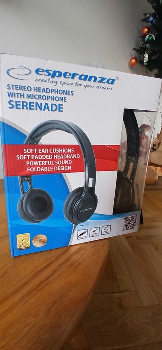 Słuchawki stereofoniczne z mikrofonem