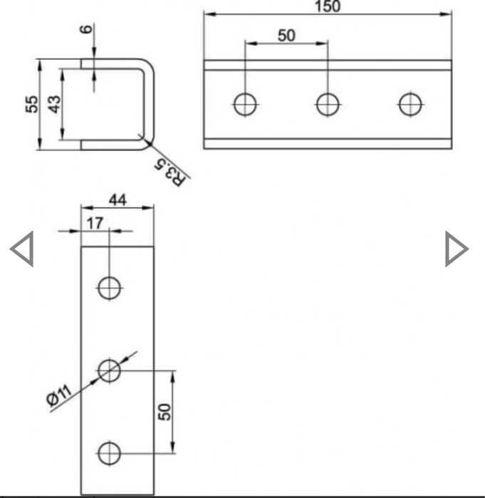 Продам кріплення приварне BPL-41/BPM-41 DKC