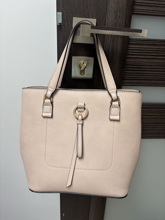 Różowa torebka shopper bag shopperka Accessorize Cross Body