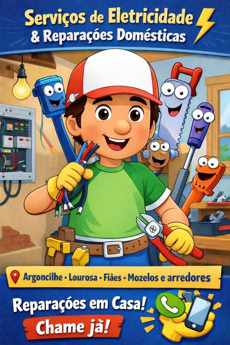 Serviços de Eletricidade e Reparações Domésticas