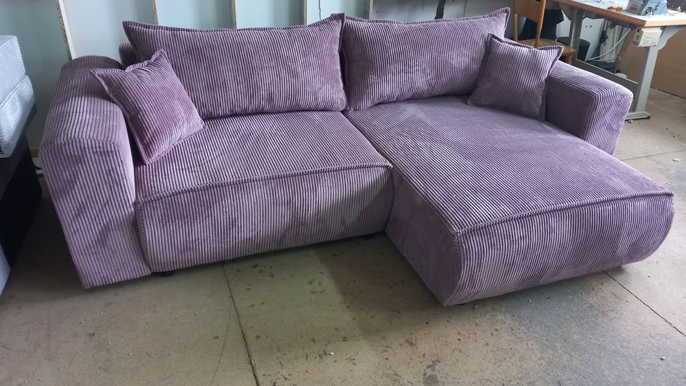 Narożnik Berlin 255x160 Sztruks dostawa 5-7 dni Funkcja Spania