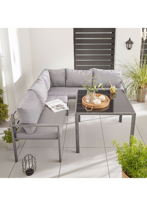 Stalowy 3-czesciowy naroznik ogrodowy! Meble ogrodowe, tarasowe!