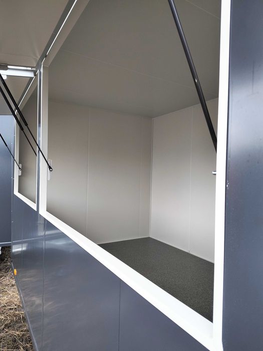 PRZYCZEPA gastronomiczna - 4,5x2,3m -NOWA - dostępna na PLACU - 1350kg