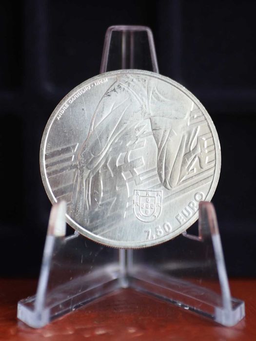 Moeda 7,50 € Prata - Ídolos do Desporto – Carlos Lopes