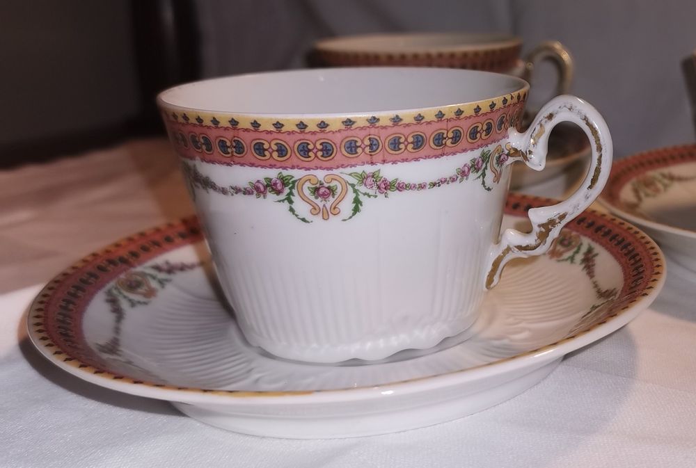 3 вінтажні чашки Limoges